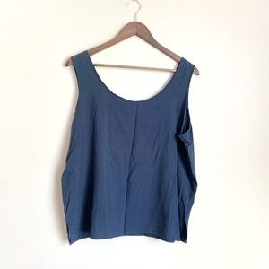 %100 silk Vintage Tank Top